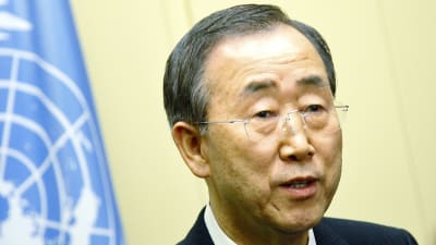 FN:s generalsekreterare Ban Ki-Moon.