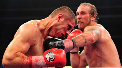 Sergei Liakhovic mot Robert Helenius, augusti 2011.