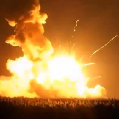 En kommersiell raket som anlitas av Nasa exploderade i Virginia den 28 oktober 2014.