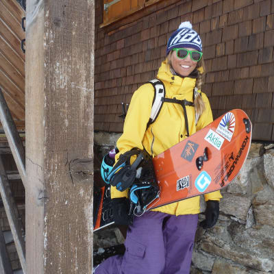 Snowboardåkaren Mikaela Hollsten