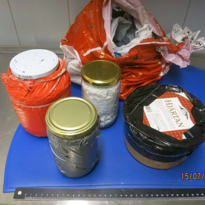 Amfetaminet har smugglats i form av pulver och olja