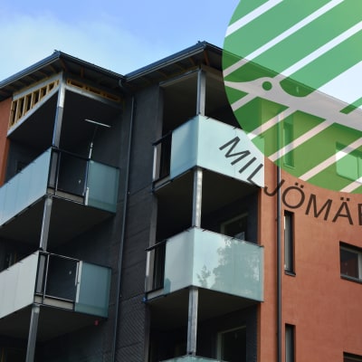 Bostadshus med svanenlogo. OBS! Huset är inte miljömärkt.