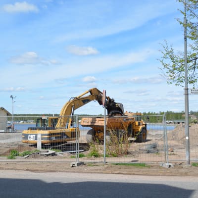 Byggprojekt i Norra hamnen i Ekenäs