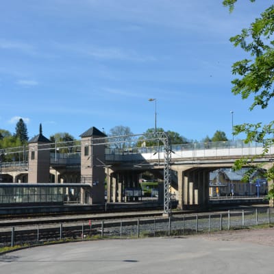 Karis järnvägsstation.