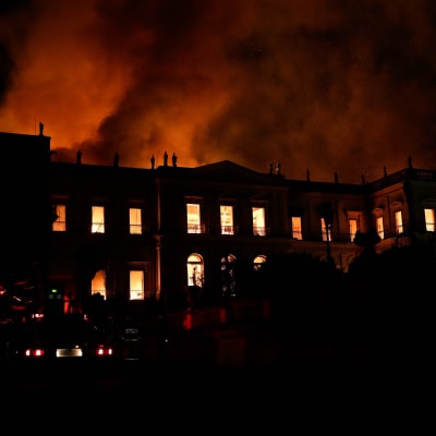 Museet som i år firade 200 års jubileum befaras ha totalförstörts med alla sina objekt
