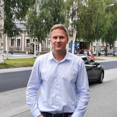 Stadsdirektör Mats Brandt i Nykarleby.