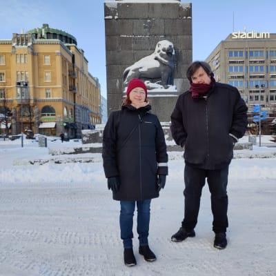 Kajsa Dahlbäck och Thomas Enroth