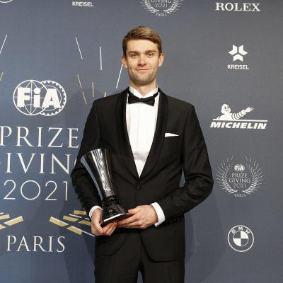 Niclas Grönholm FIA:n palkintogaalassa 09.12.2022.