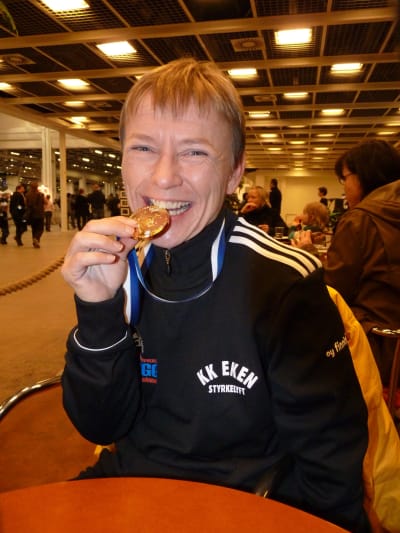 Styrkelyftaren Raija Jurkko