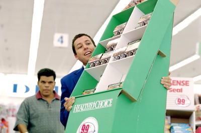 Luis Guzman ja Adam Sandler elokuvassa Punch-Drunk Love.