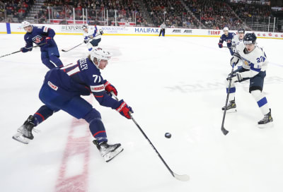 Finland mot USA i JVM.