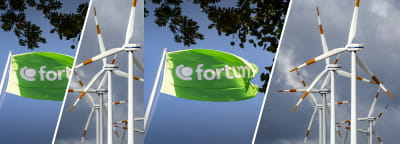  Flagga där det står Fortum