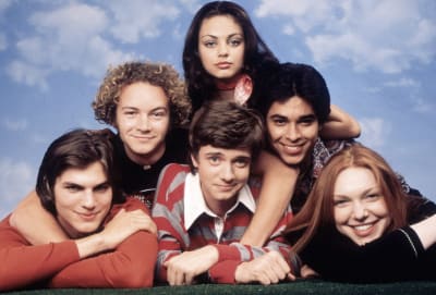 Bild på skådespelarna i That 70s show.