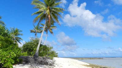 Strand på Kiribati