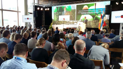 Haglund håller linjetal vid SFP:s partikongress