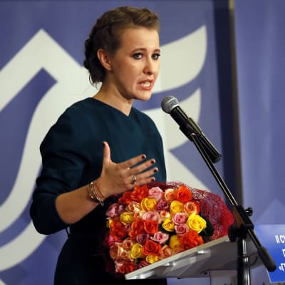 Presidentkandidaten Ksenia Sobtjak