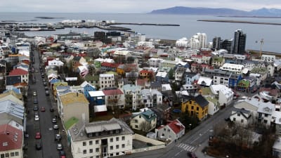 Vy över Reykijavik