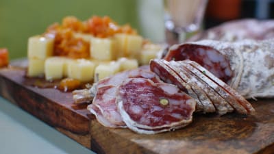 salami och ost