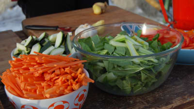 Wok - 90-talets matlagning möter det nordiska kökets ingredienser