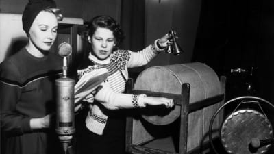 Ljudeffekter i radion på 1940-talet.
