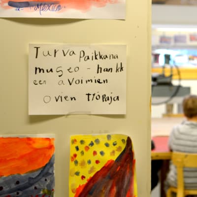 Turvapaikkana museo Aineen taidemuseo.