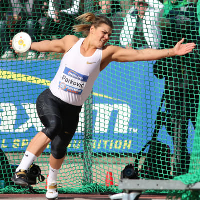 Sandra Perković vann diskustävlingen i Paavo Nurmi Games.
