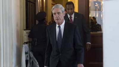 Specialåklagaren Robert Mueller den 21 juni 2017 i Washington