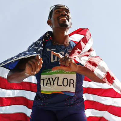 Christian Taylor firar sitt andra raka OS-guld i tresteg.
