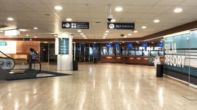 Folktom Silja Line terminal i Åbo hamn. 