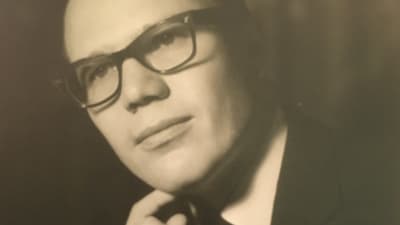 Ralf Friberg porträttbild från början av sextiotalwet.
