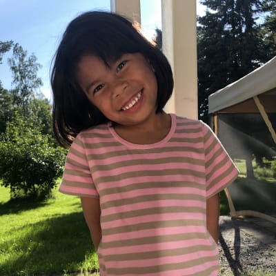 Samantha Nordmyr, dotter till Anneli Heikkilä-Nordmyr och Mikael Nordmyr. 