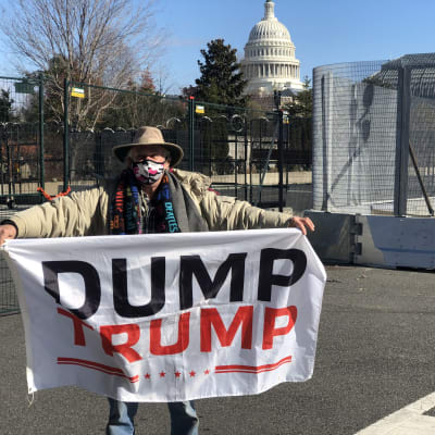Trumpmotståndare i Washington DC