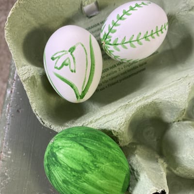 handmålade ägg
