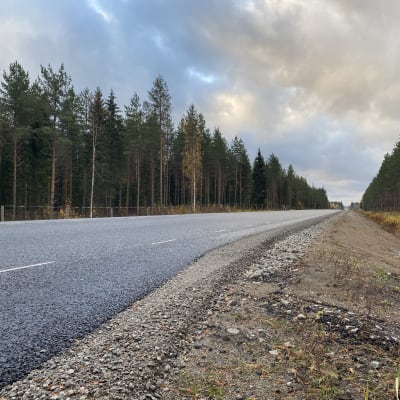 Viitostien piennarta ja uutta asfalttia Juva-Joroinen välillä 