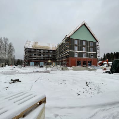 Break Sokos Hotel Koli Kylä rakenteilla.