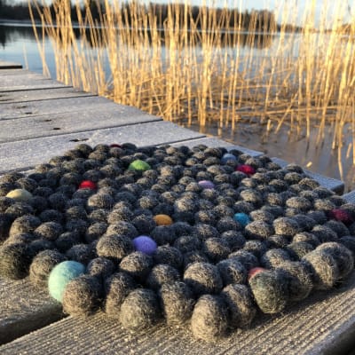 sittunderlag på en brygga