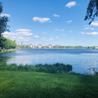 Vanajaveden rantaa Hämeenlinnassa