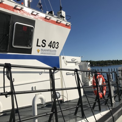 Vallgrunds sjöbevakares nya båt som togs i bruk vid årsskiftet 2020-2021.