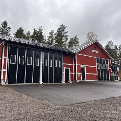 Österby FBK:s brandstation i Ekenäs.