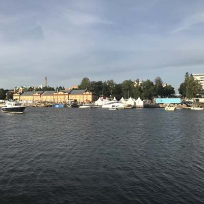 Vasa festival 2022 sett från Sandö.
