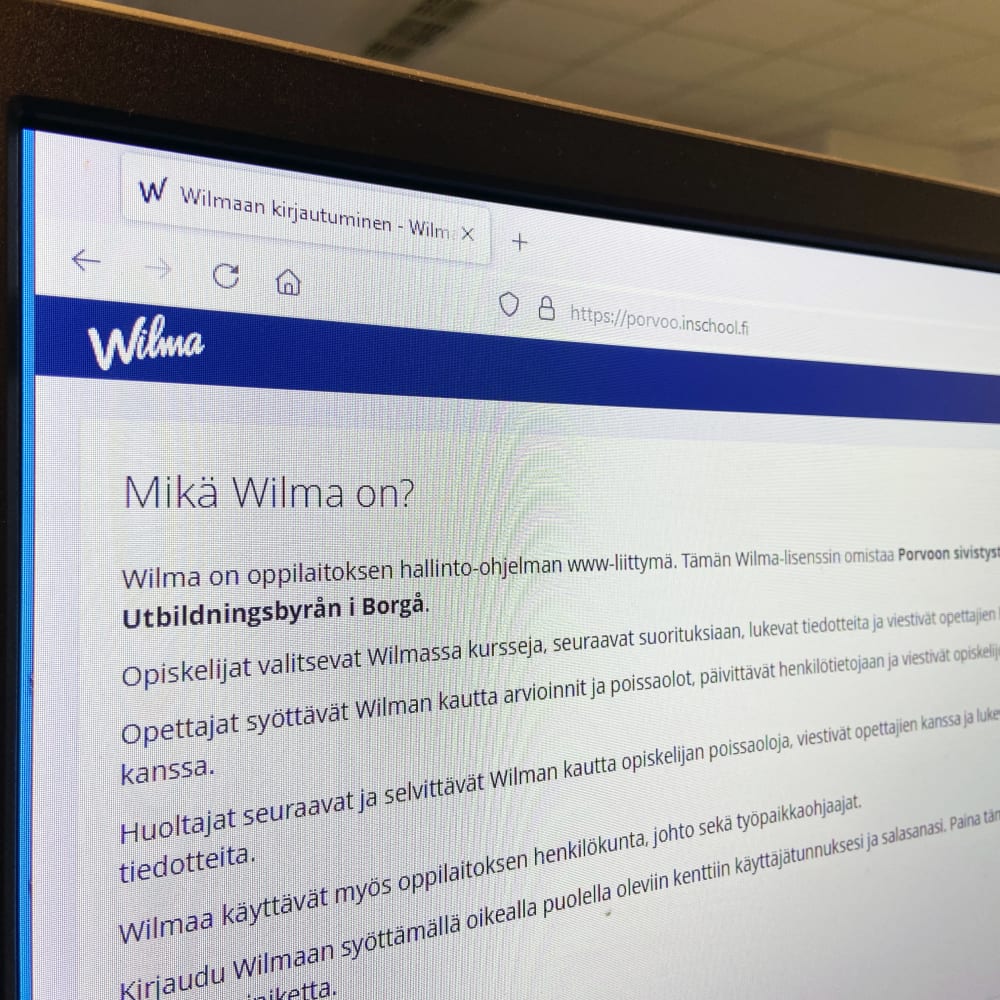 Hurdan tillgång till Wilma kan skolkuratorer och hälsovårdare få?  Tolkningarna går isär i de östnyländska kommunerna – Östnyland –  