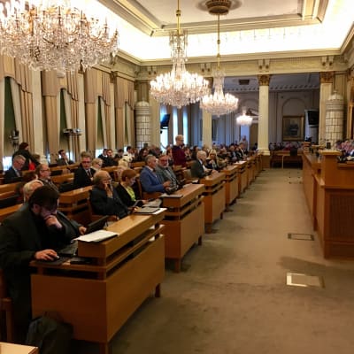 Åbo stadsfullmäktige 25.9.2017.