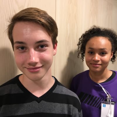 Onni Aaltonen och Saima Salma Mazouzi på bilden.