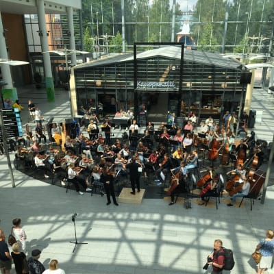 Sinfoniaorkesteri Vivo soittaa solistinaan viulisti Viljami Kemppinen