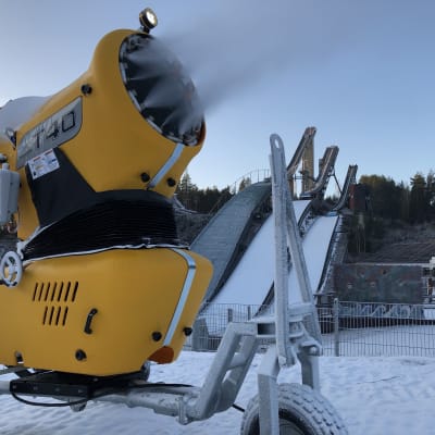 Lahden mäkimontun lumetus