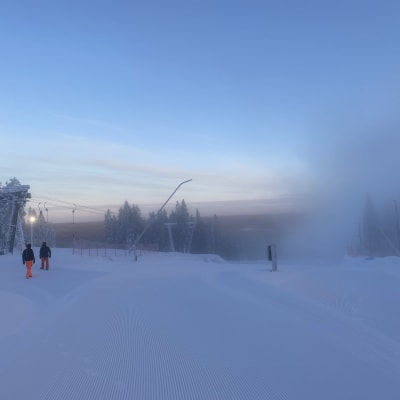 Sappeen hiihtokeskus tammikuussa 2021