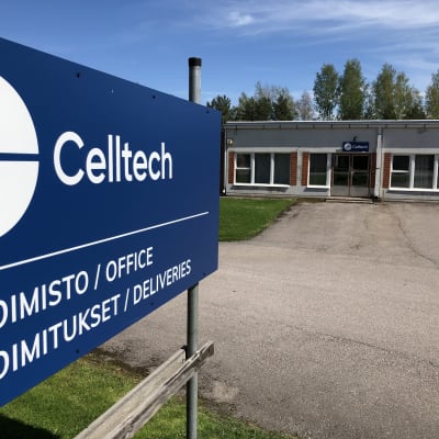 Teknologiayritys Celltechin tuotantolaitos Tampereella