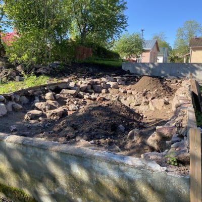 Grunden till Tenngjutarens hus i Lovisa som brann 2018