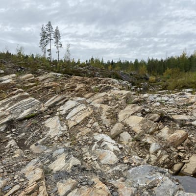 Seinäjokelainen kallio, jossa erikoisia porrasmuodostelmia. Kalliosta löytynyt kultaa. 
