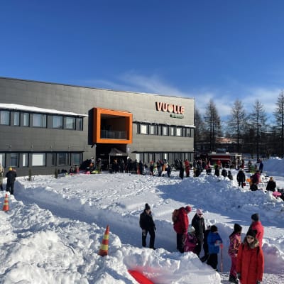 Vuolle setlementin talo Oulun Heinäpäässä.